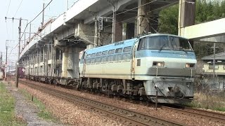 【コンテナ1個のみ！？】EF66-118号機牽引　ほぼフレームライナー