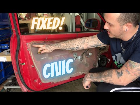 *FIXED!* – Honda Civic Window Motor and Regulator Replacement DIY