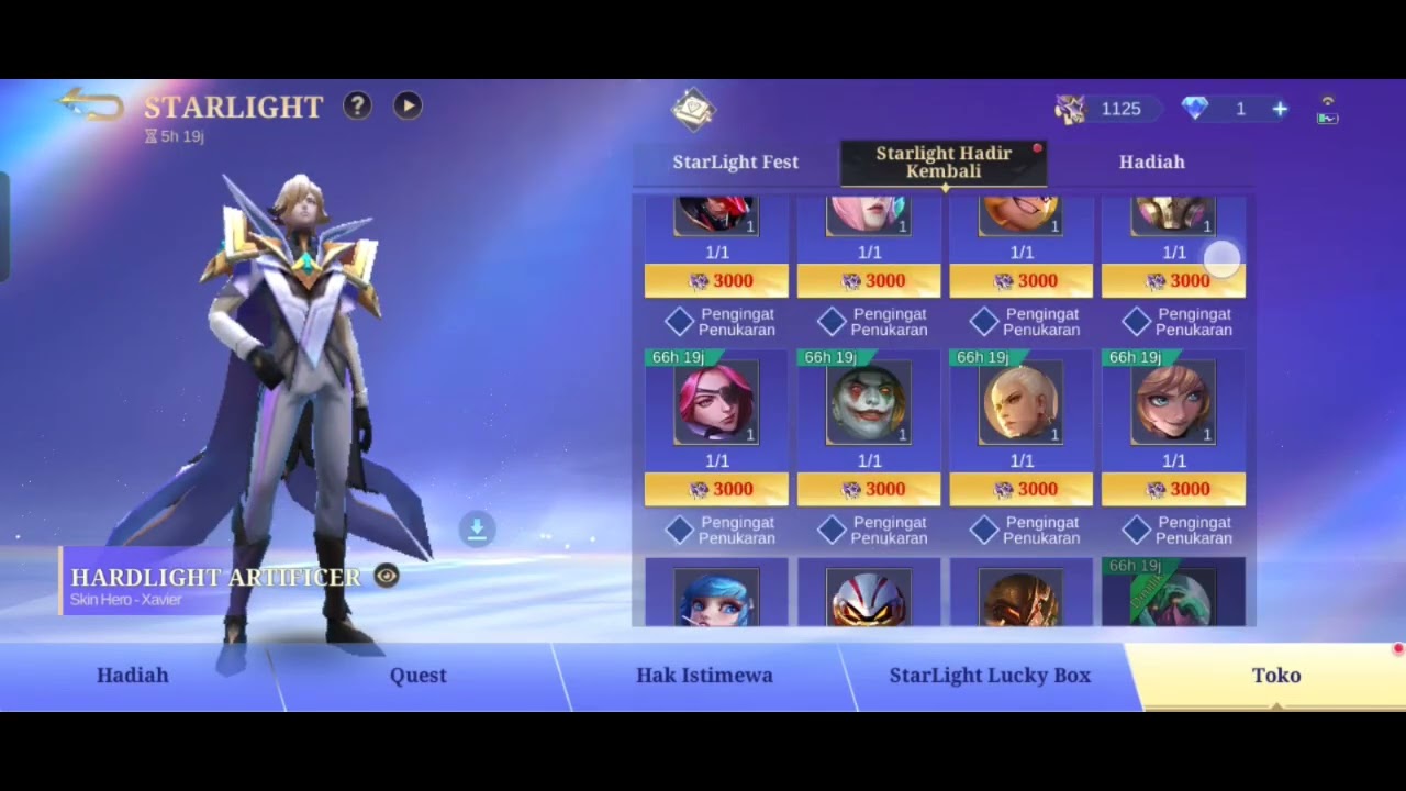 Buka starlight mobile legends #mobilelegends #viral #fyp