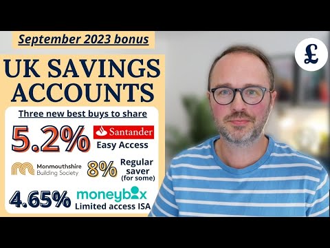 BEST SAVINGS ACCOUNTS: 5.2% easy access (best in 14 years) + 4.65% ISA u0026 8% regular save (Sept 2023)