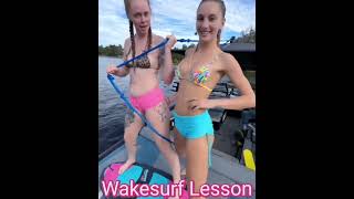 Learning To Wakesurf Beginner Lesson