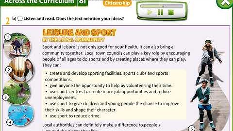 Excel 6 module 8 p96 Leisure and Sport text ver