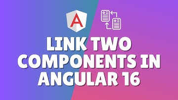 How to link two components in angular 16