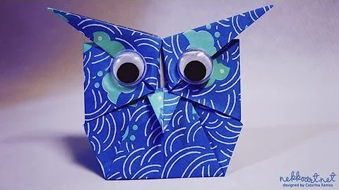 How to fold: Origami Owl by Shoko Aoyagi