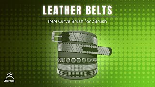 Leather Belts IMM Curve Brush for ZBrush 2022