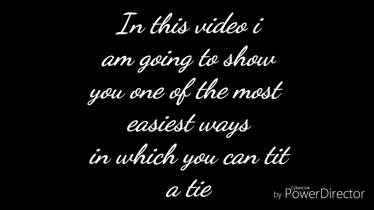 How to tie a tie very easy. 