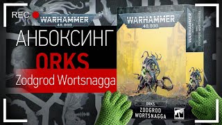 Анбоксинг Orks: Zodgrod Wortsnagga (Warhammer 40000). Что внутри коробки?
