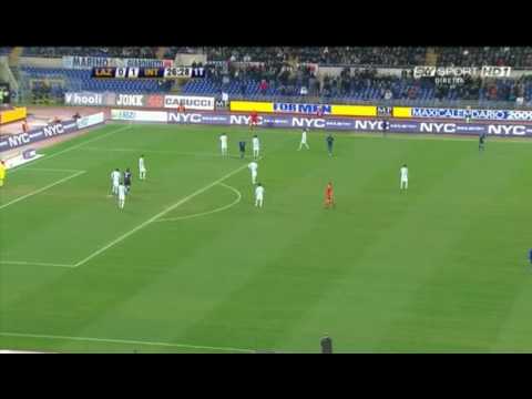 Ibrahimovic's acrobatic Backheel pass in LAZIO-INTER