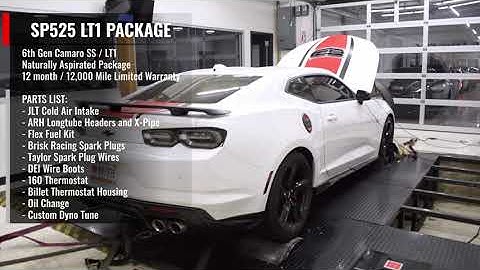 SP525 Camaro SS / LT1 Performance Package | Dyno Session