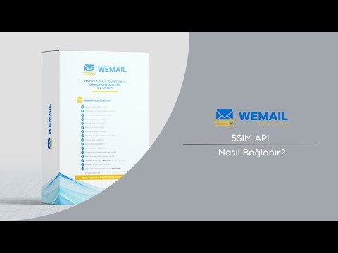 weMailCreator 5SIM API Nasıl Bağlanır?