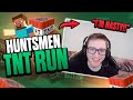 PROFESSIONAL TNT RUN COMPETITION (HUNTSMEN MINECRAFT)