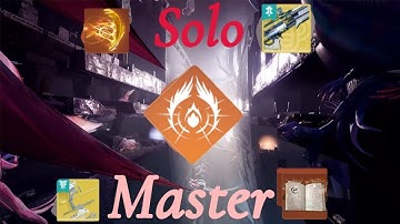 Solo master scission on warlock [ash & iron]