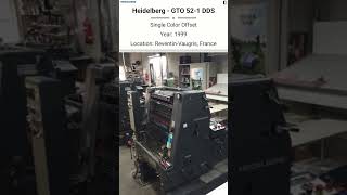 🖨️ FOR SALE | Heidelberg GTO 52-1 DDS – Reliable Offset Printing Press @Machinedalal