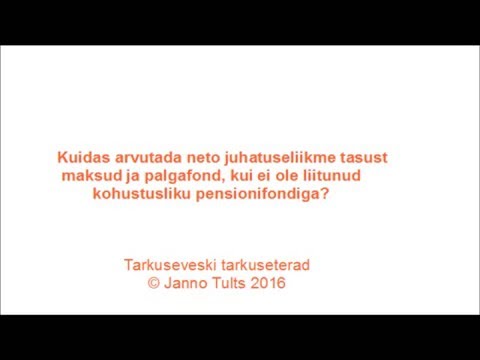 Video: Kuidas Arvutada Sotsiaalmaksu Mahaarvamist