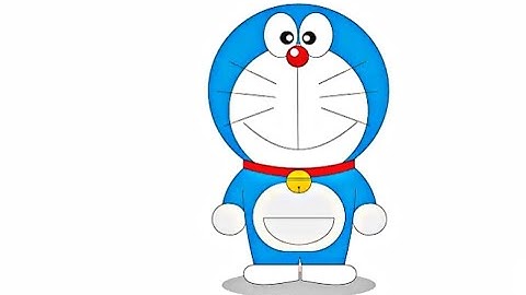 Corel Draw me Doraemon kese banaye | How To Make Doraemon in CorelDRAW  Coreldraw Design .