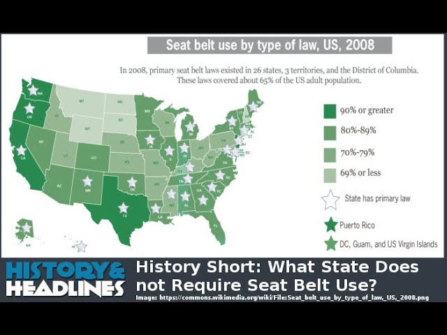 What State Does Not Require Seat Belt