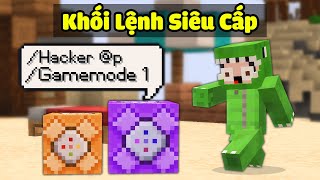 Minecraft Bedwars, Sở Hữu KHỐI LỆNH Hacker Siêu Vip Tiêu Diệt Noob Team