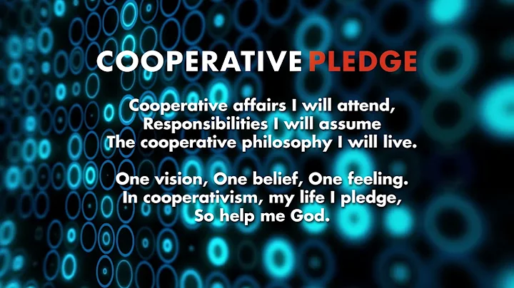 Cooperative Pledge    #NATCCO #COOP #NATCCONETWORK #COOPPLEDGE