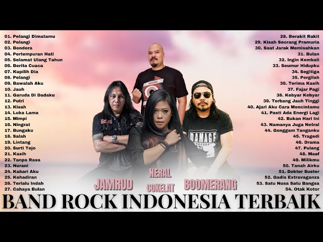 Boomerang, Jamrud, Netral, Cokelat (Full Album) - Lagu Rock Indonesia Terbaik & Terpopuler class=