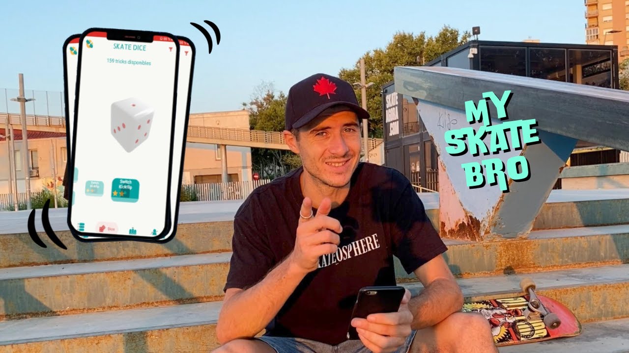 Test de l'app My Skate Bro et partie de Skate DICE Skate Agora 🎲 YouTube