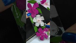 easy diy Transparent bookmark 🌸 #diy #shorts #bookmark #art