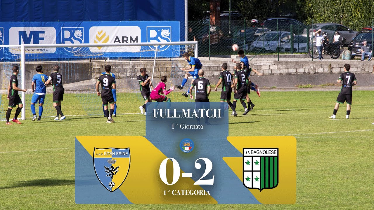 FULL MATCH | Eden Esine - Bagnolese 0-2 | 1° Categoria | Girone F