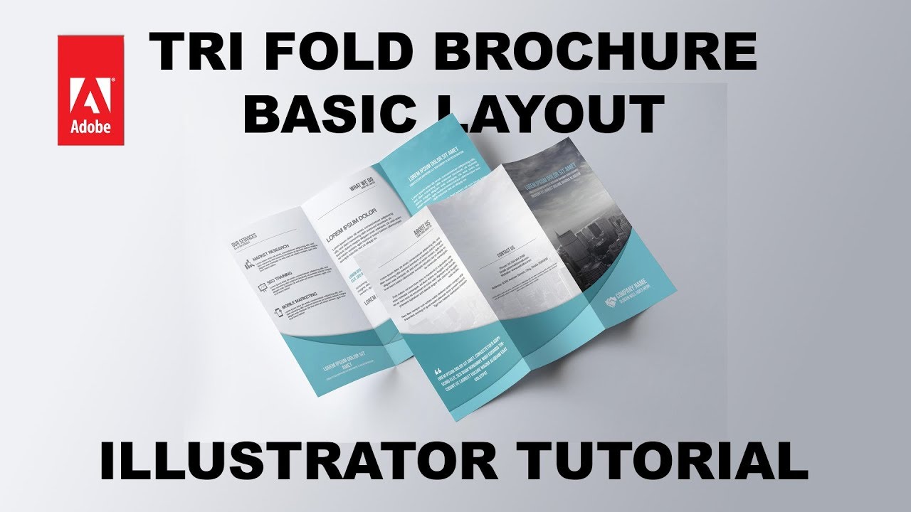 Creating Tri Fold Brochure Tutorial Part - 1 - Tamil - YouTube