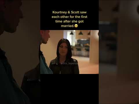 Kourtney and Scott saw each other for the first time after she got married tiktok edits_leyends