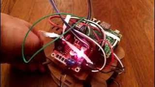Raspberry Pi ShrimpBot robot using RPIO and WiFi