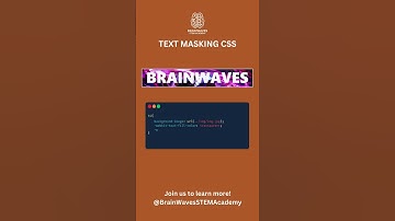Text Masking with CSS - اهم اساسيات التصميم