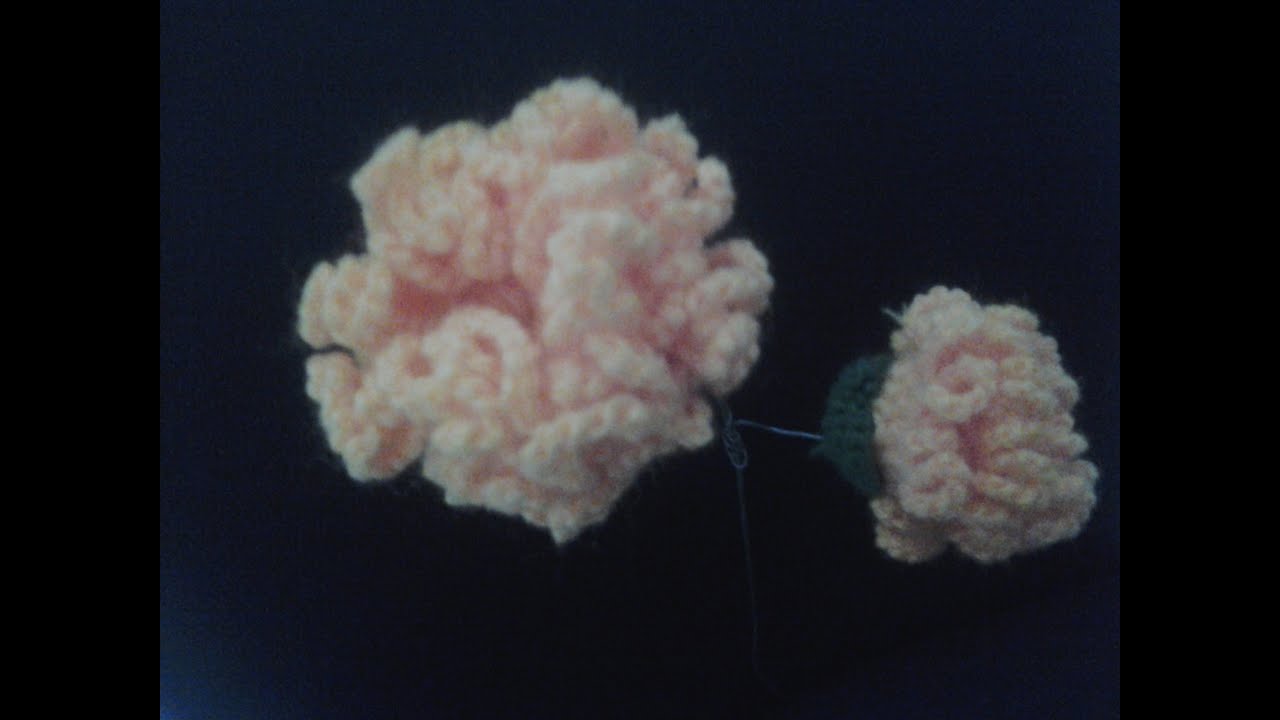How to Crochet Chrysanthemum Flower?.......Merajut Bunga Chrysanthemum