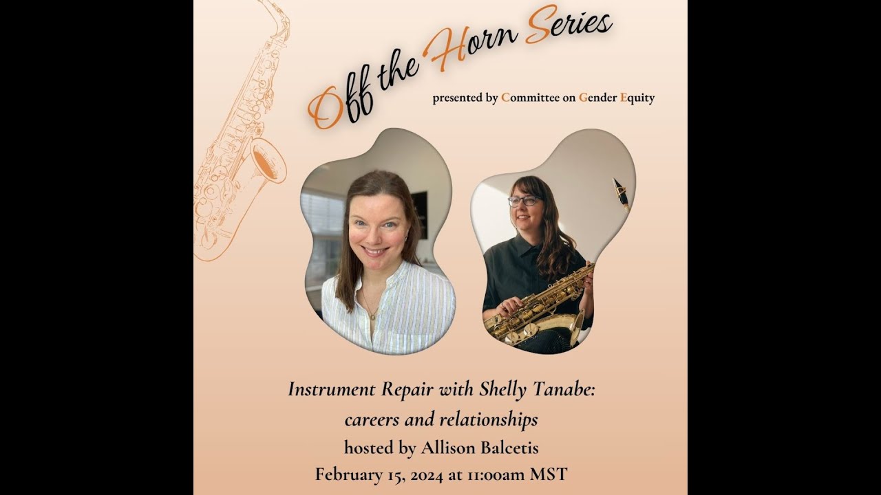 North American Saxophone Alliance CGE - Off The Horn interview with guest Shelly Tanabe