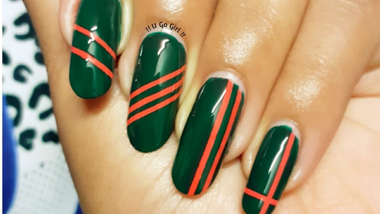 2. Easy Stripping Tape Nail Designs - wide 3