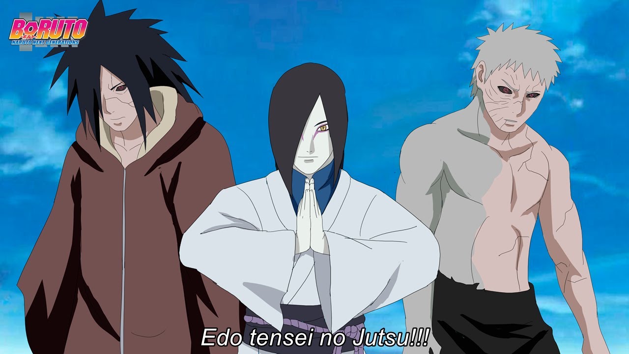 Orochimaru revive Madara para ajudar Sasuke a derrotar Jigen