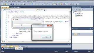 Visual Basic Tutorial   140   Keeping Letters Out Of TextBoxes ‏