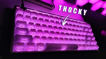 HOW TO MAKE YOUR KEYBOARD THOCKY AND FANCY (XVX Topographic IMD Keycap)