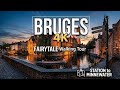 BRUGES, Belgium 4K Walking Tour | From Station to Minnewater Park #bruges #belgium #walkingtour #4k 