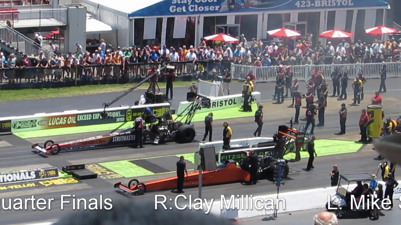NHRA top fuel Bristol TN & VA 2018 YouTube