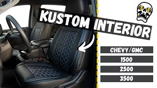 The Best Truck Seat Covers I&#39;ve Ever Owned | Kustom Interior | Chevy and GMC 2019+