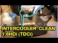 How to remove and clean the intercooler of 1.6HDi/TDCi engines (Peugeot/Citroen, Ford, Volvo, etc.)