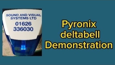 Pyronix Deltabell demo (Thank you @alarmmuseum)