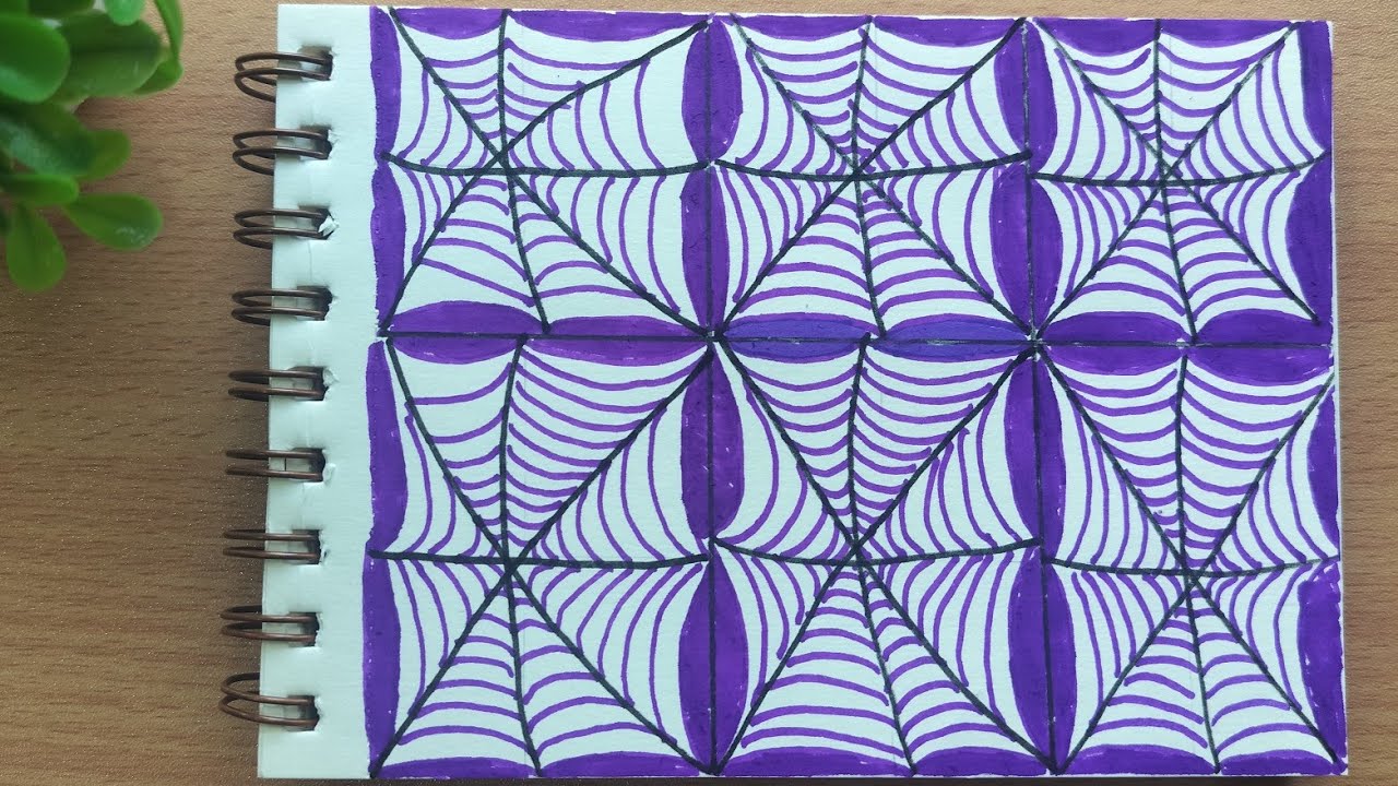 Pattern Therapy Beginner Friendly Mindful Pattern | Art Therapy Series - YouTube