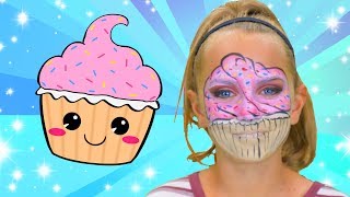 Cupcake Face Paint | Face Paint Tutorial