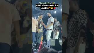 Pov Youre At An Amaal Mallik Concert And He Decides Its Time To Groove.