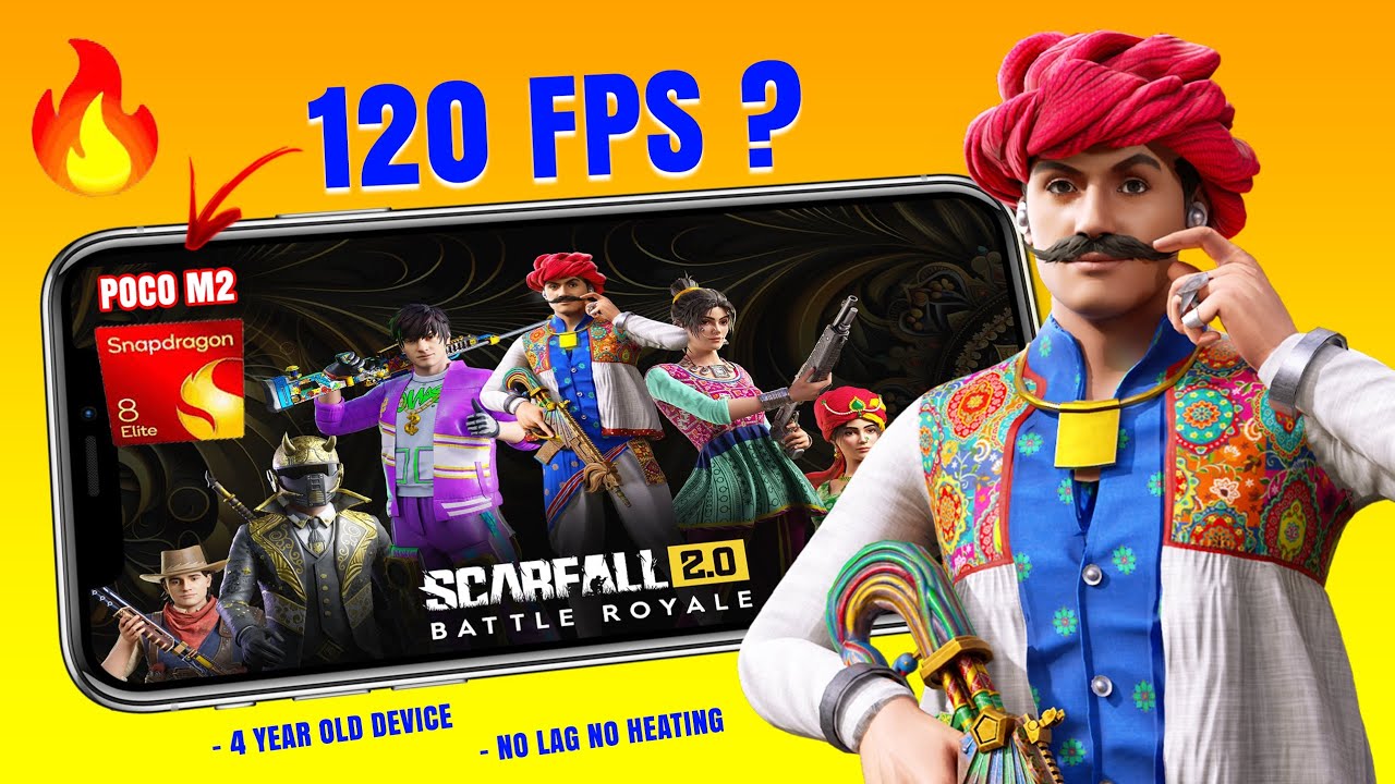 🎮 “ScarFall 2.0 Beta on My 4-Year-Old Phone 😭 | No Lag, No Heat – Unbelievable Performance!”