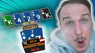 Winning A 1050 Poker Tournament