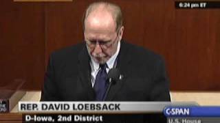 Floor Debate on H.R. 3962 Affordable Health Care For America Act: Rep. Loebsack