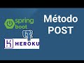 Spring boot Metodo POST  y postgres