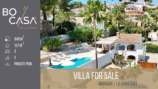 SOLD | For sale renovated Ibiza style villa in MORAIRA | LA SABATERA