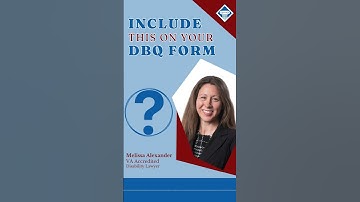 What should be on a DBQ for a correct VA rating?
